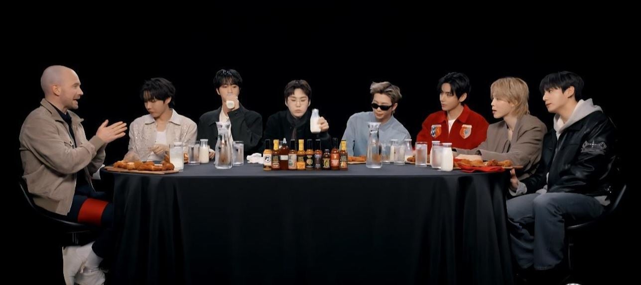 BTS break Hot Ones records in chaotic debut, RM declares 'this is illegal'