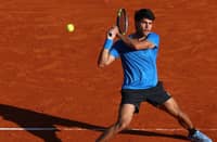 CARLOS Alcaraz struggles before booking a 6-1, 4-6, 6-3 win over Tomas Etcheverry in the Last 16 of the Monte Carlo Masters on Thursday.