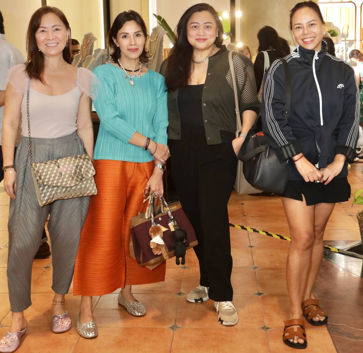 MITZI Pangilinan with Lucile, Candy and Janina Dizon.