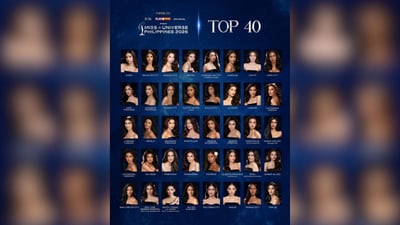 Road to the crown narrows: Miss Universe Philippines 2026 unveils Top 40 
