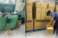 OPERATIVES of the Philippine National Police dismantle a large-scale illegal cigarette manufacturing operation in Lapu-Lapu City, Cebu, arresting several suspects, including foreign nationals, and seizing more than P1.1 billion worth of counterfeit tobacco products and equipment.