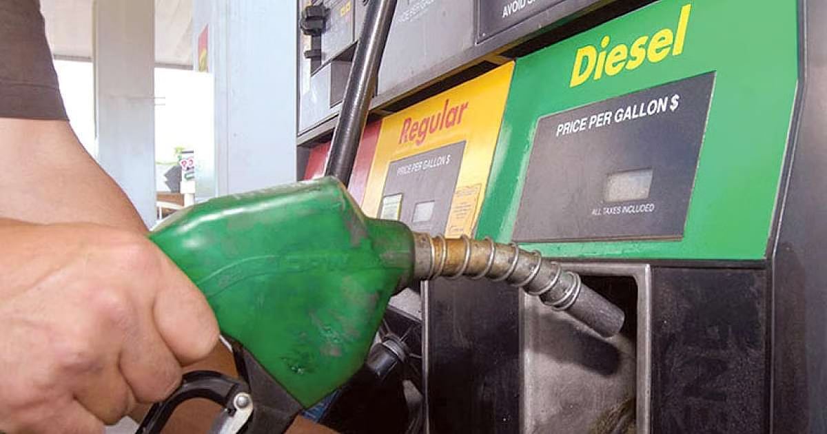 Diesel prices seen plunging by up to P7.50/L