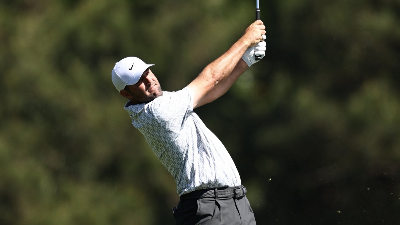 Scheffler weathering Augusta’s watery woes