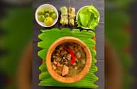 ICONIC Hiligaynon dish kadyos, baboy kag langka with flavorings from batuan, tanglad and libas.