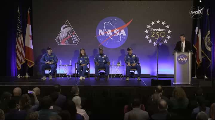 'A mirror reflecting you': Artemis II crew celebrates historic homecoming