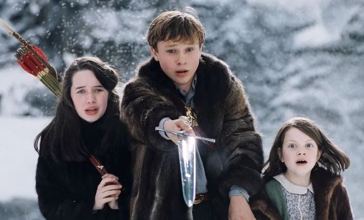 THE film adaptation of 'The Lion, the Witch and the Wardrobe' featuring Anna Popplewell, William Moseley and Georgie Henley.