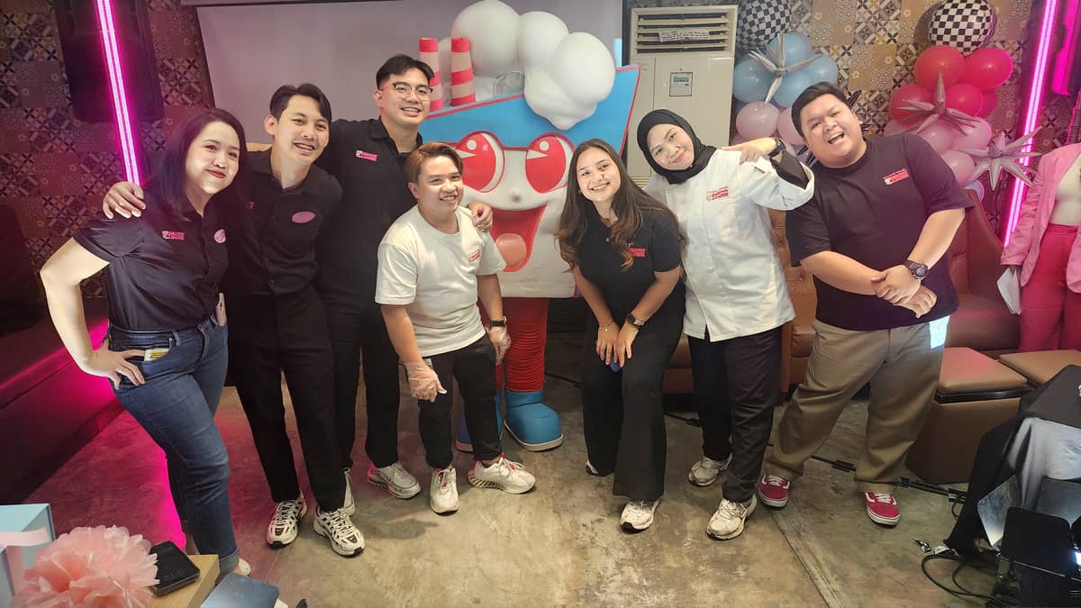 FOUNDER Adam Shamil (third from left) with his Sabahan Chunk & Dunk crew.