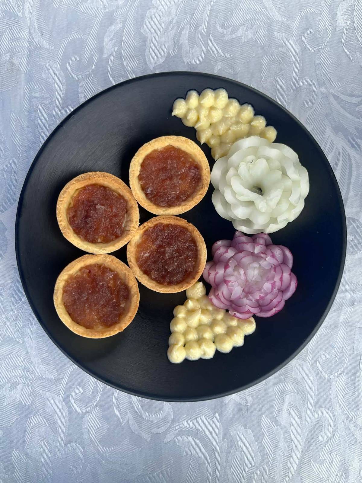 MINI onion egg pie by Mary Grace de la Cruz (third place, dessert category.