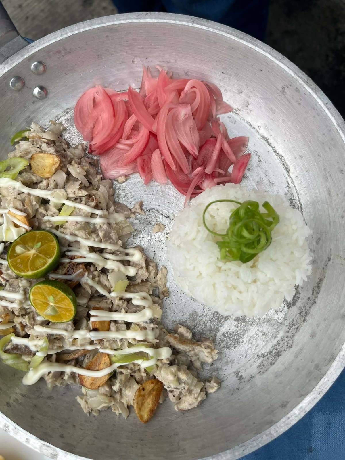 ONION bangus sisig by John Arden Octaviano (second place, dish category).