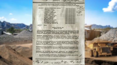 Benguet IP elders reject Lepanto mining renewal