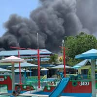 Firefighters extinguish resort blaze