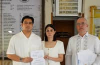 Alfred Vargas with wife Yasmine Vargas filed a criminal complaint