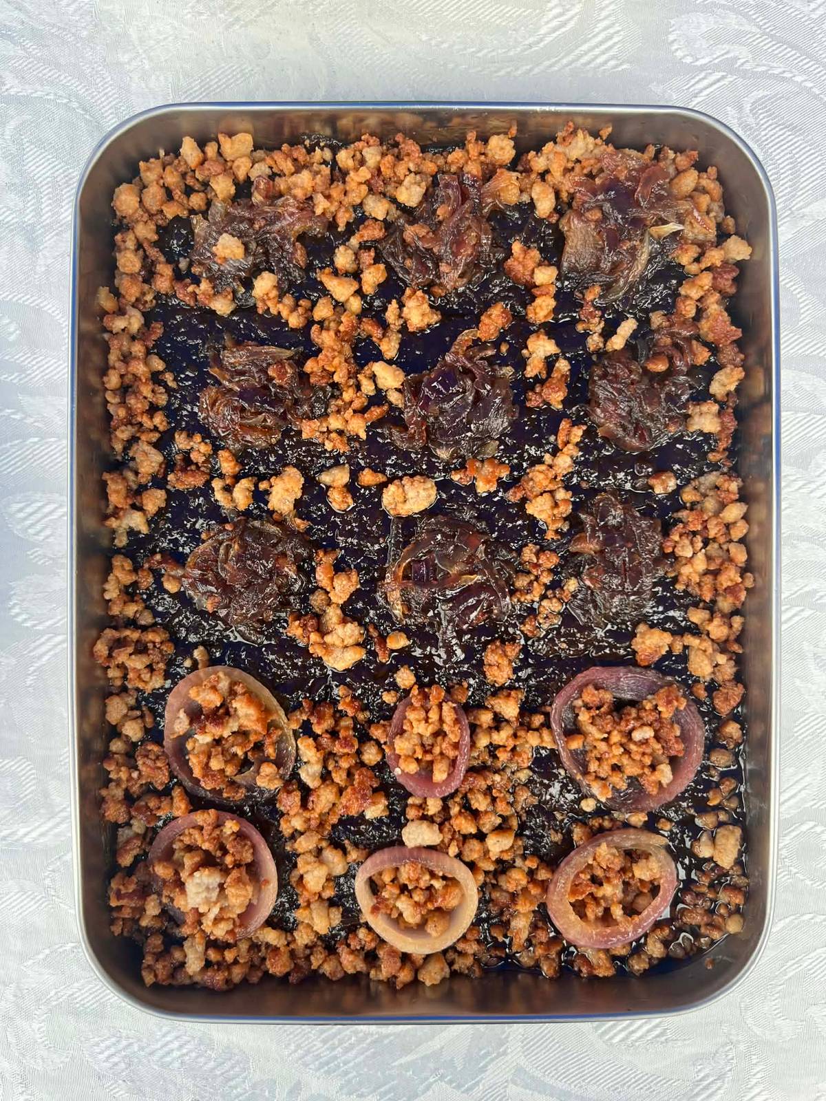 ONION brownies by Ma. Sofia Dingle (second place, dessert category).