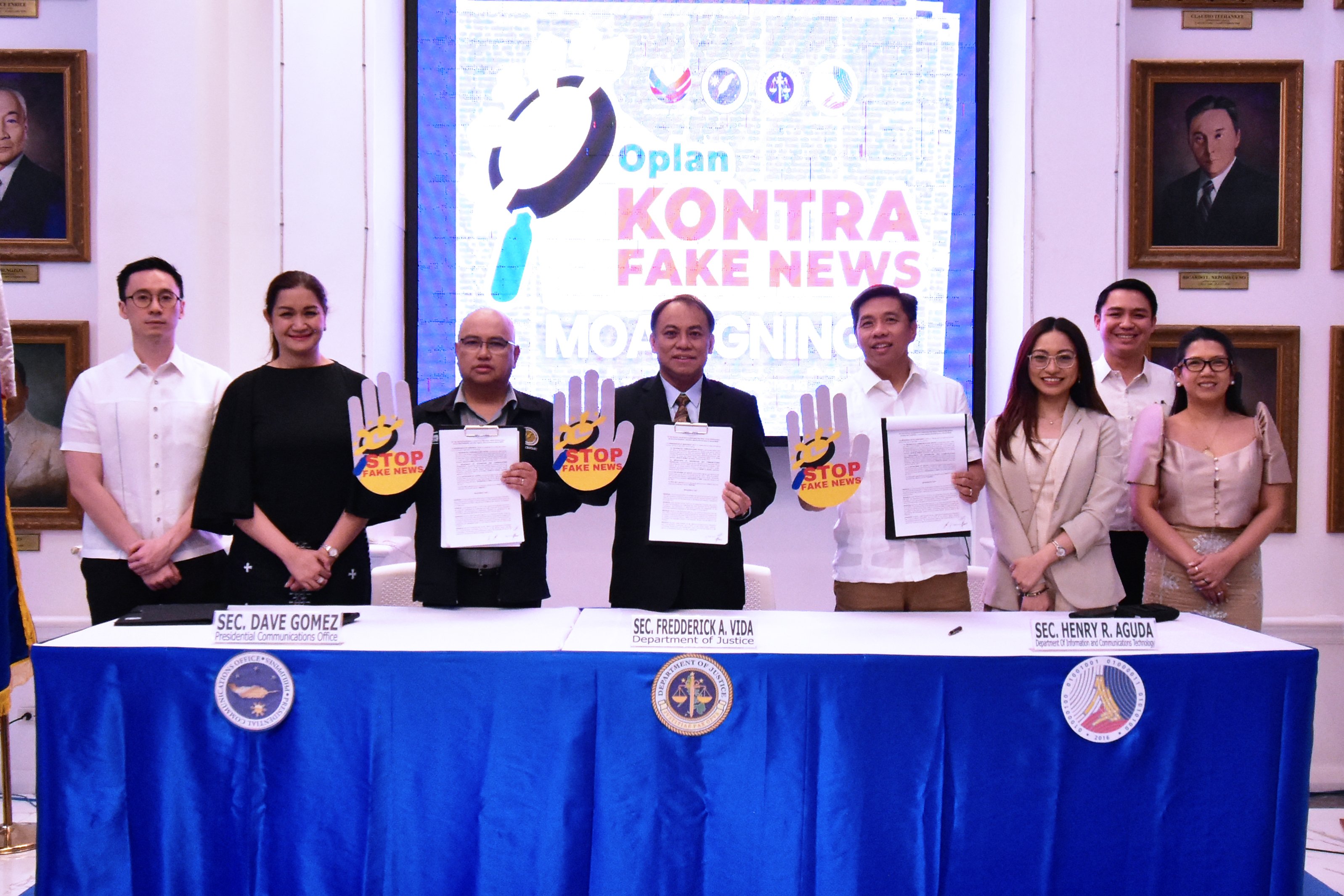 DOJ, PCO, DICT sign landmark pact vs digital disinformation

