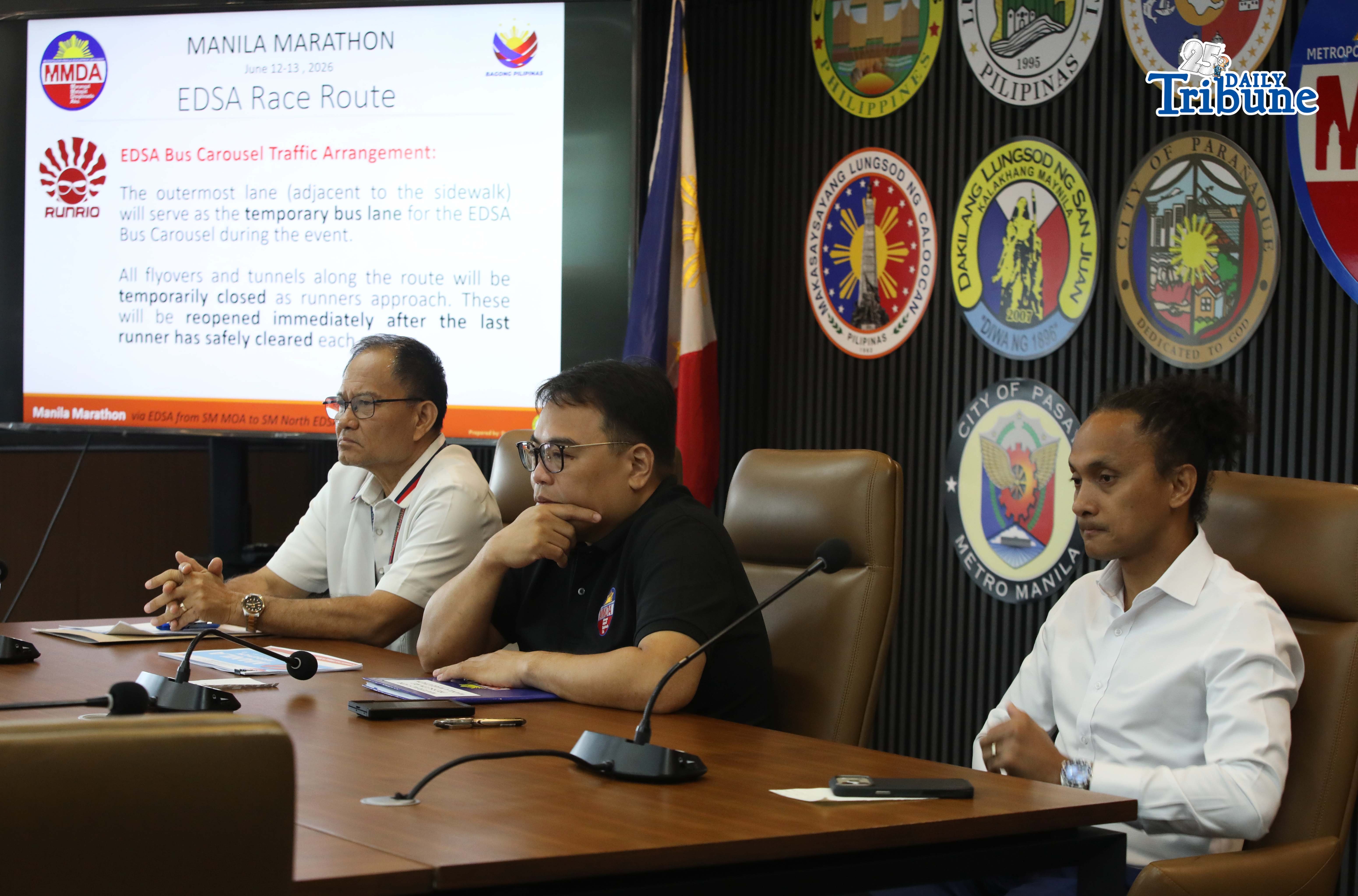 MMDA assures Manila Marathon won't trigger EDSA traffic gridlock