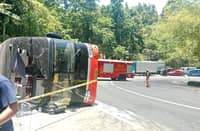 1 dead, 20 injured as bus overturns in Misamis Occidental