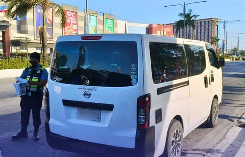 LTO 6 reaches 78 colorum vans crackdown since January 