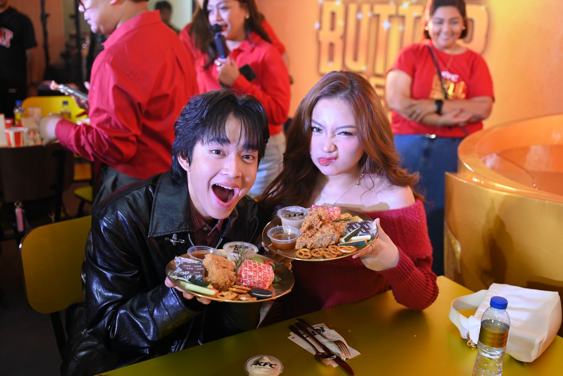 KFC turns Quezon Avenue store gold for Garlic Butter Fest return