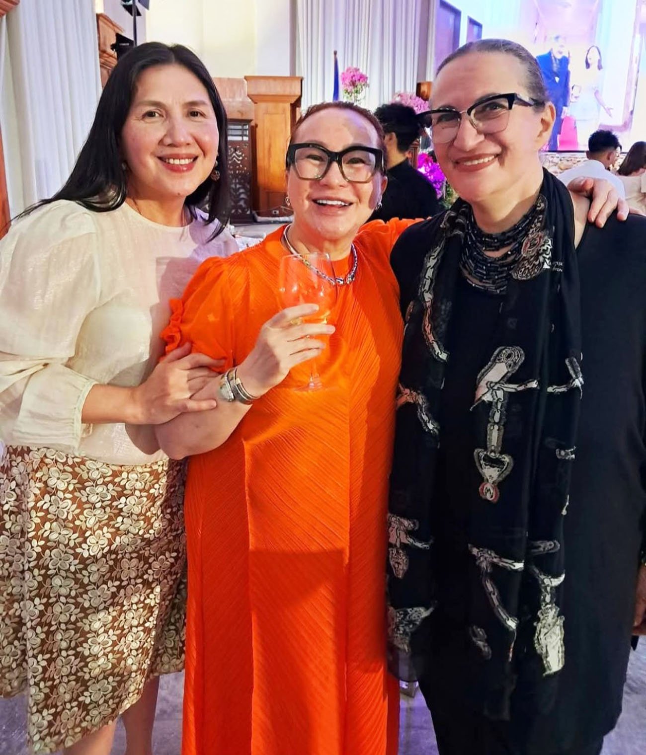 PAULINE Hofer, Alma Mia Garcia and Miranda Konstantinidou.