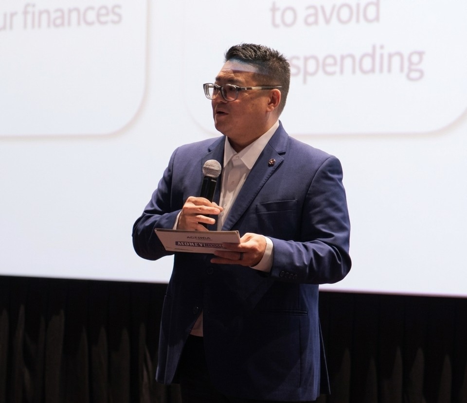 DIGS Dimagiba, Metrobank chief marketing officer, introduces the Moneygurado docuseries, highlighting how Filipino culture and everyday experiences shape financial decisions.
