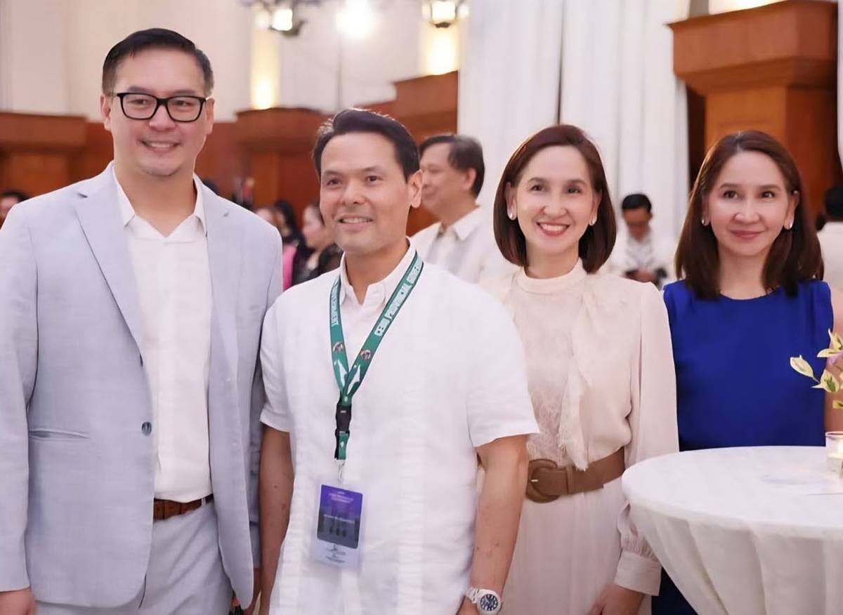 RANDY Wong, Ace Durano his wife Carmi and Honorary Consul of Poland Carmel Luzuriaga.
