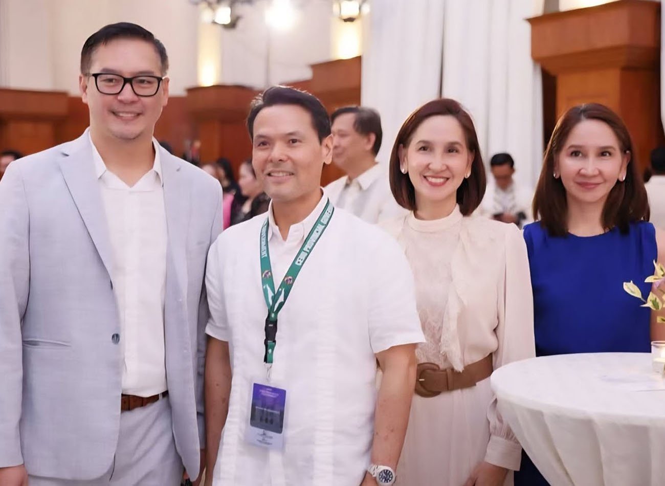 RANDY Wong, Ace Durano his wife Carmi and Honorary Consul of Poland Carmel  Luzuriaga.