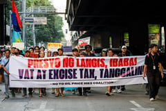 Transport strike in Manila