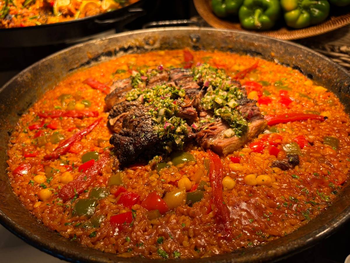 BEEF Paella.
