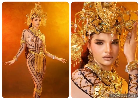 Gold and ink: Catherine Wardel channels Samar’s warrior heritage in MUPH 2026 national costume