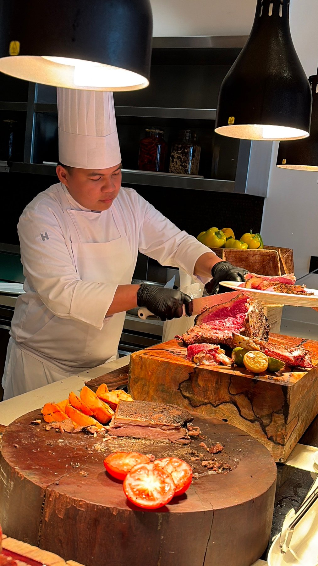 MEAT overload at Solaire’s Mega Brunch.