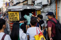 Fewer jeepneys ply the road as nationwide transport strike begins
