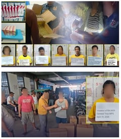 Nueva Ecija police arrest 8, seize drugs, contraband