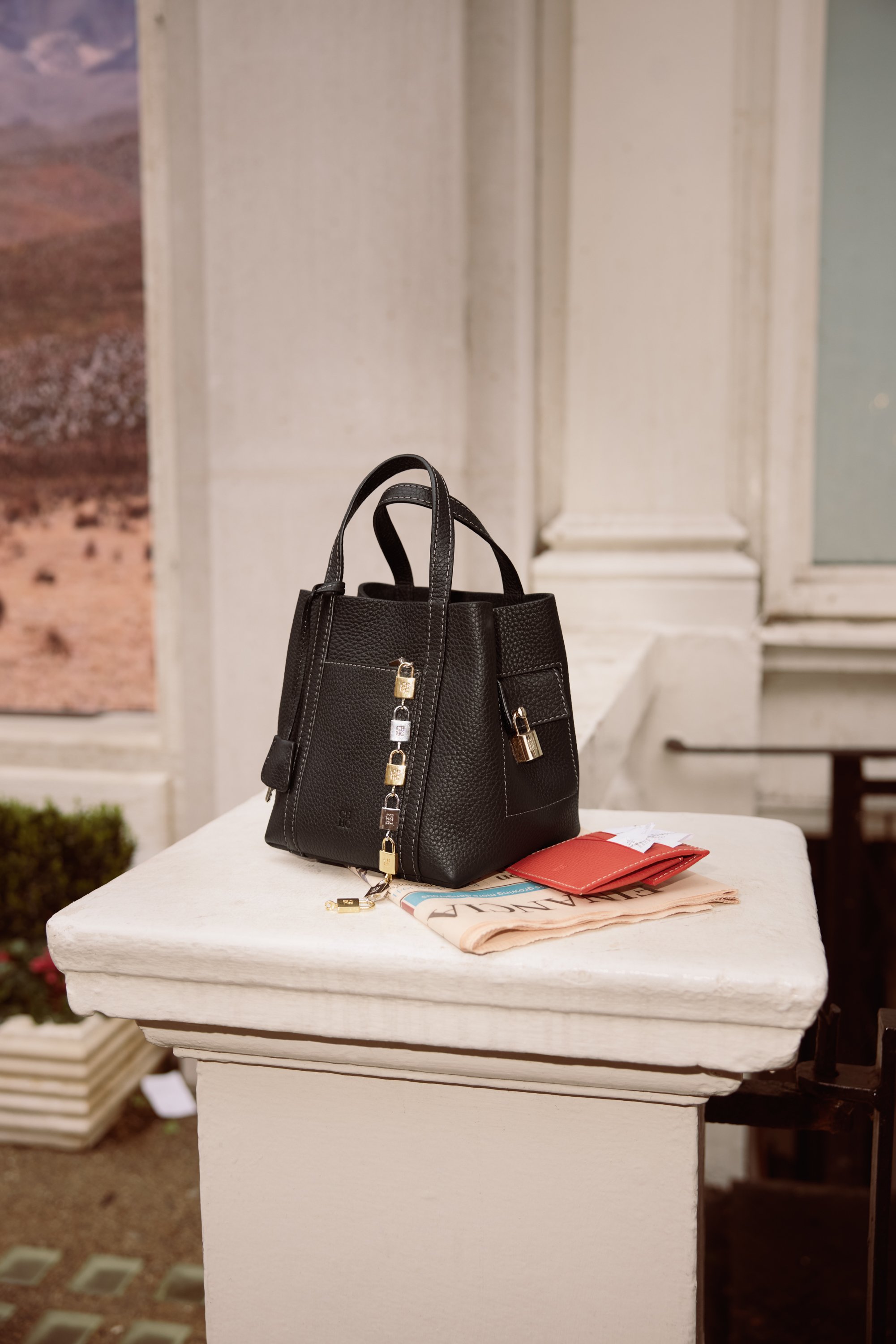 EACH bag comes with functional and plated locks.