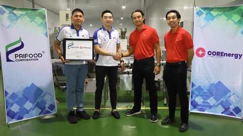 COREnergy to power Prifood Corp. manufacturing plants