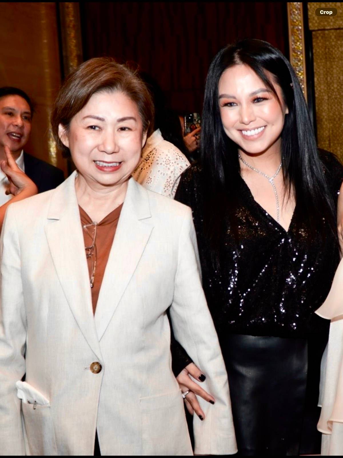 TESSIE Sy Coson and Happy Sy Go.