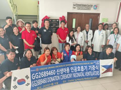 Global Rotary partnership brings lifesaving ventilators to Manila