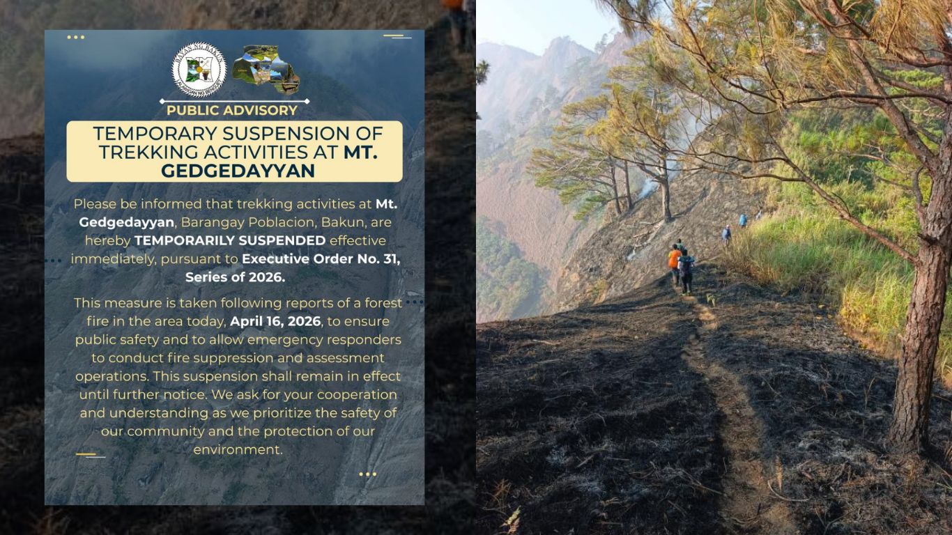 Bakun suspends mountain trekking because of forest fire
