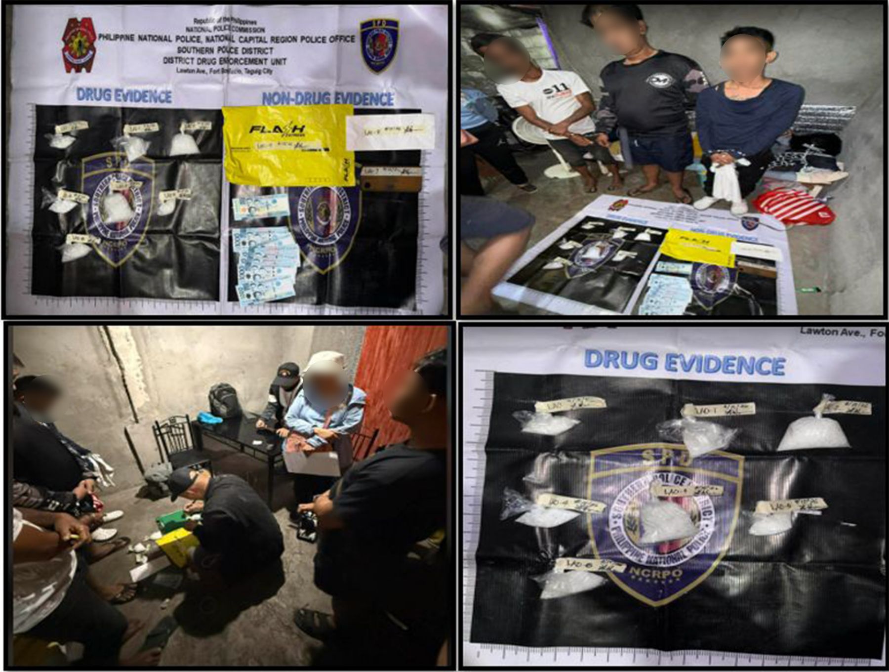 3 drug suspects nabbed ; P2.4-M drugs seized in Taguig