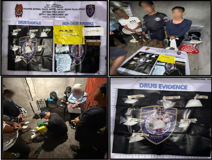3 drug suspects nabbed ; P2.4-M drugs seized in Taguig