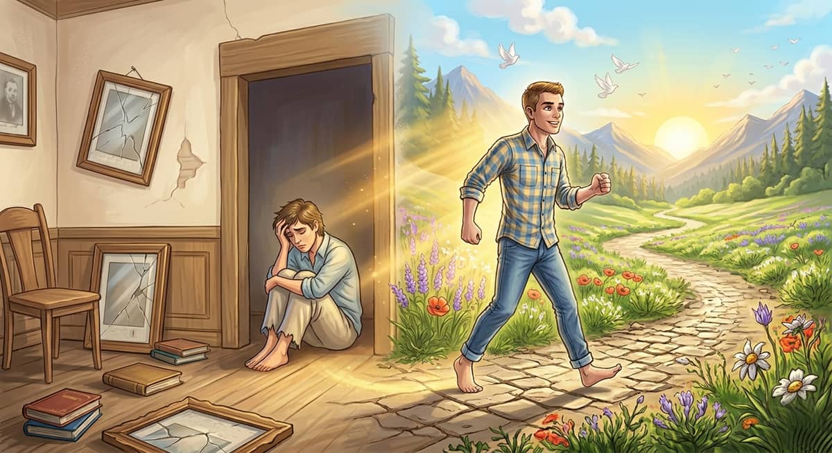 WE begin to let go of who we once were to become a new version of ourselves.