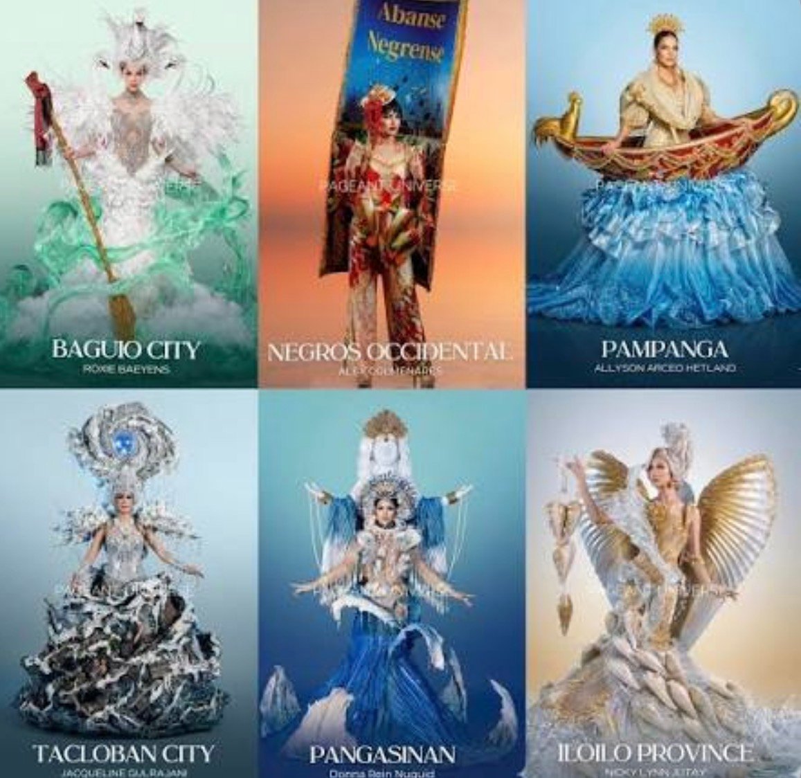 Miss Universe Philippines names Top 6 for national costume