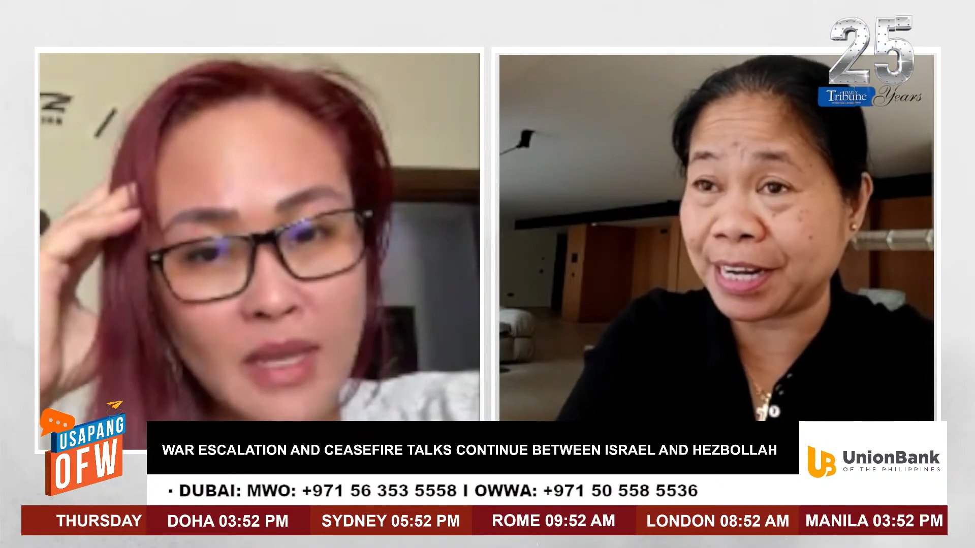 OFWs in Lebanon choose livelihood over safety amid conflict
