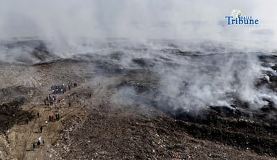 San Miguel-owned Navotas landfill still burning after a week