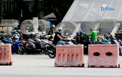 Riders press bill on Labor Day