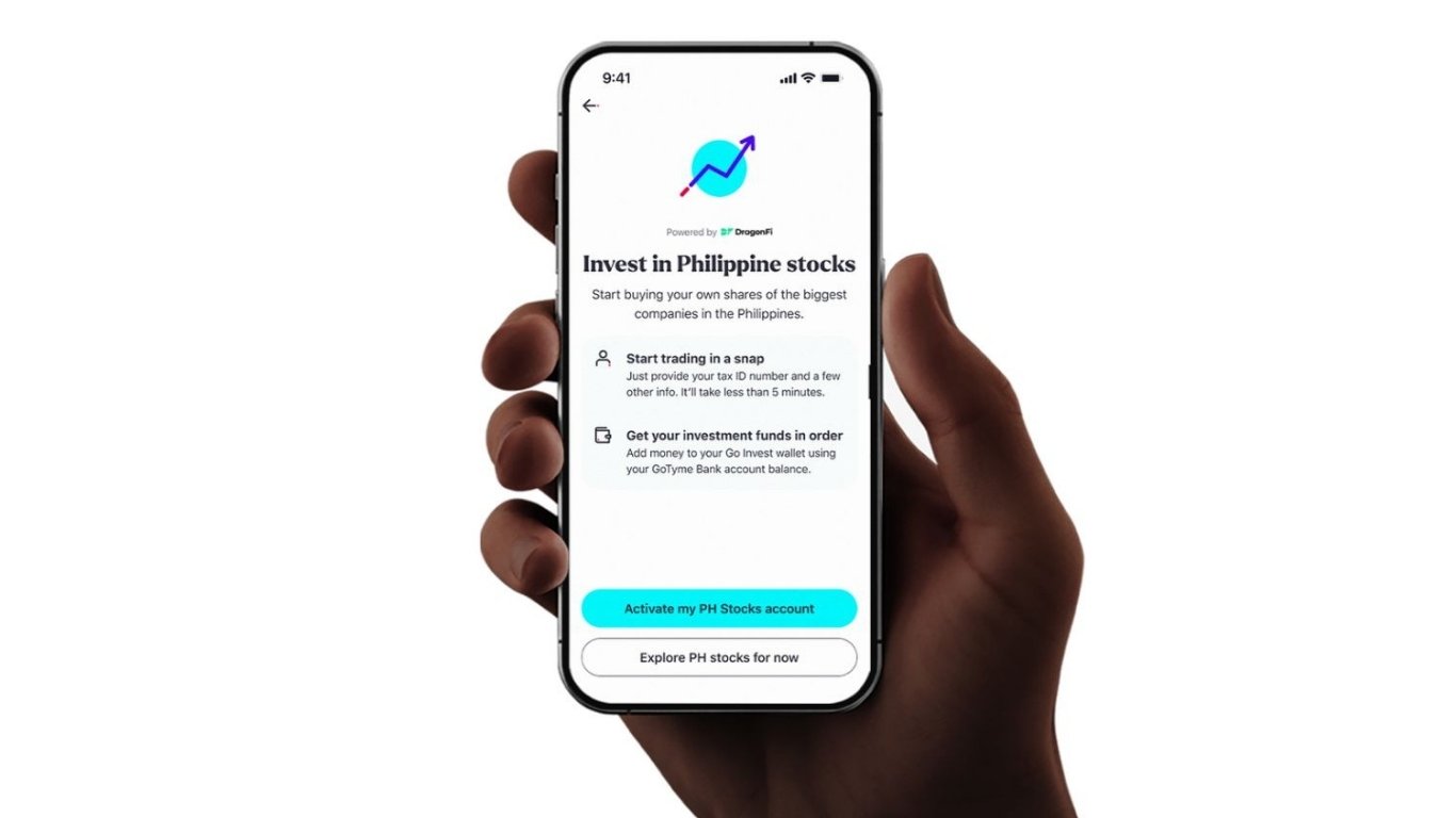 GoTyme Bank launches PH Stocks feature for PSE investing