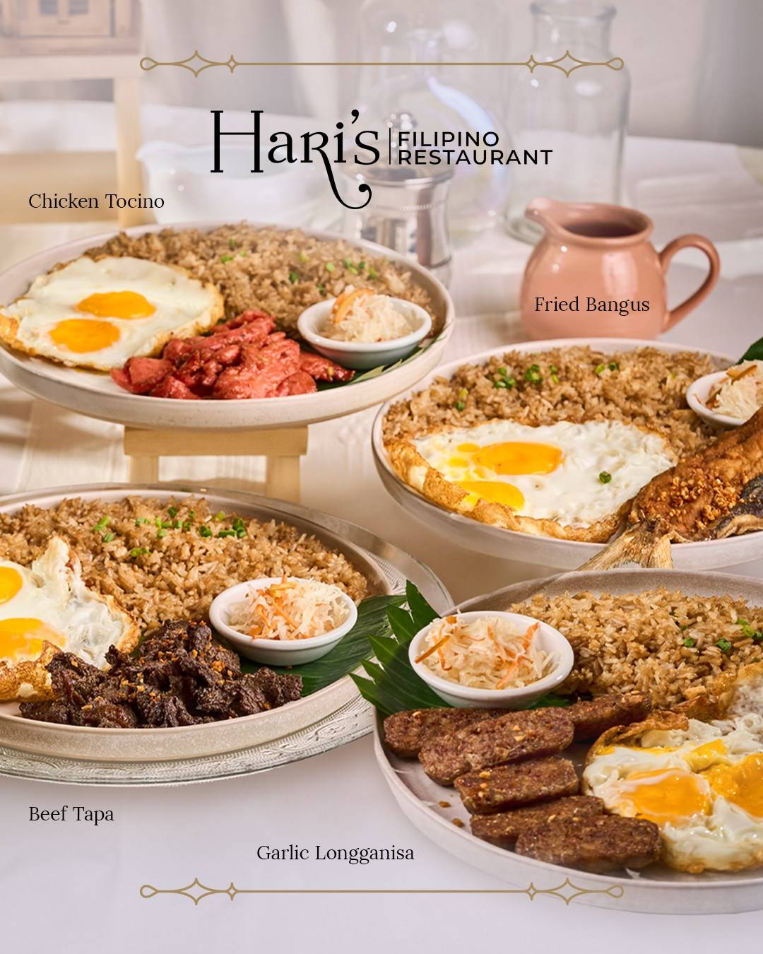 CLASSIC breakfasts Enjoy a variety of silogs available at their menu.
