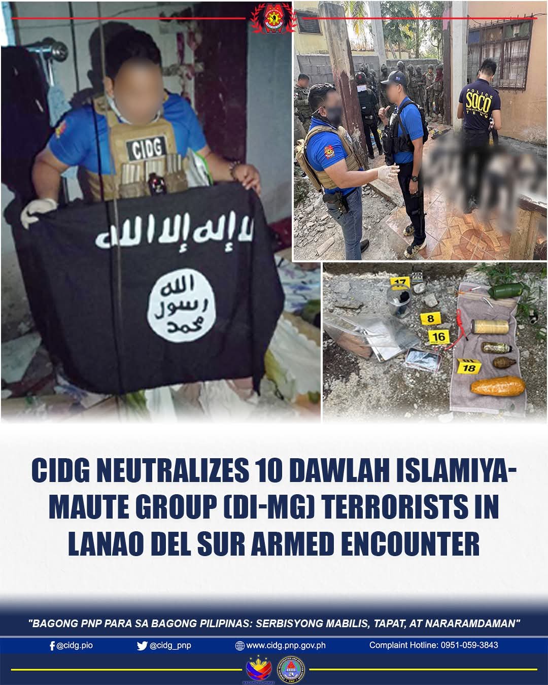 10 terrorists, including head of Maute Group, neutralized in Lanao Del Sur