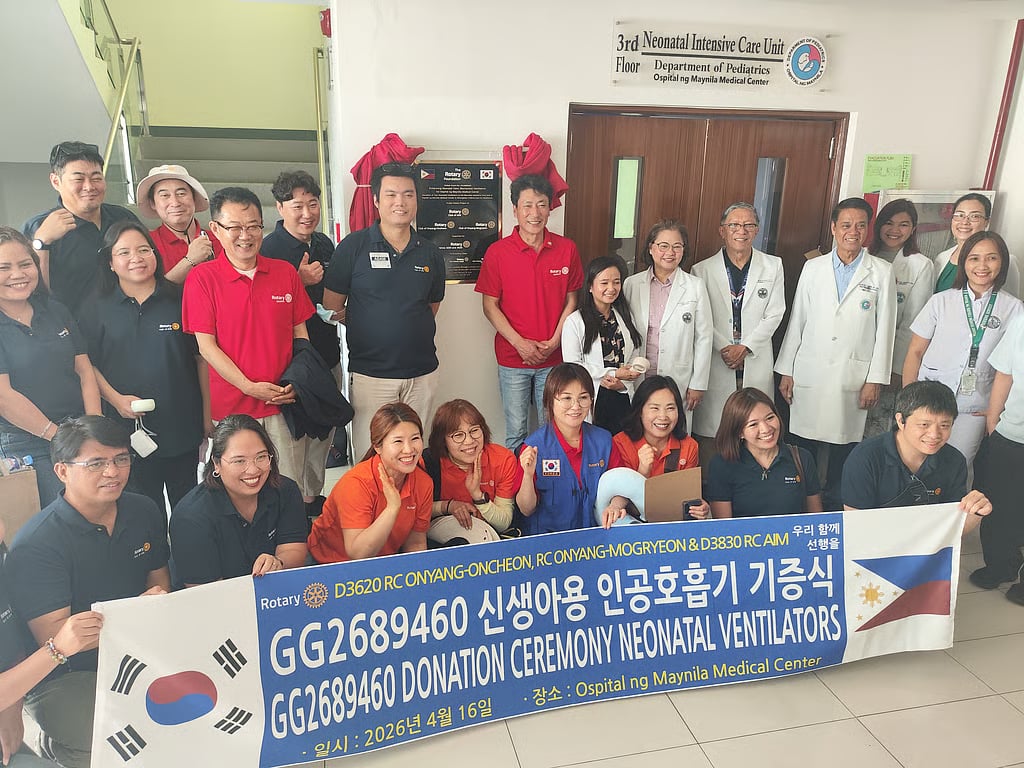 Rotary Club provides Ospital ng Maynila 
life-saving ventilators