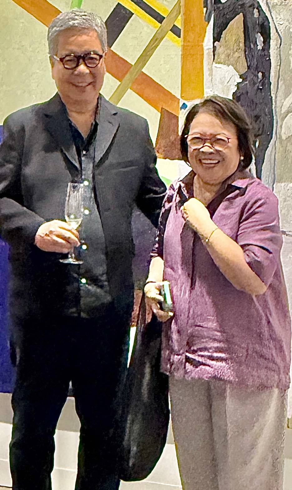 ARTISTS Gerry Tan and Lenore Lim.