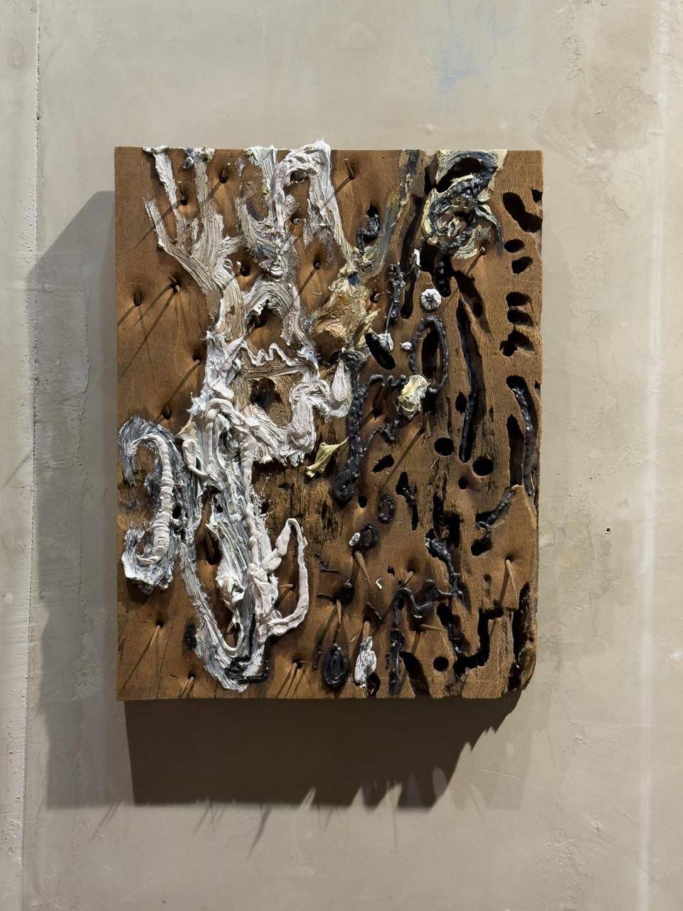 OIL painting on carved wood by Andreas Senoner and Jigger Cruz.